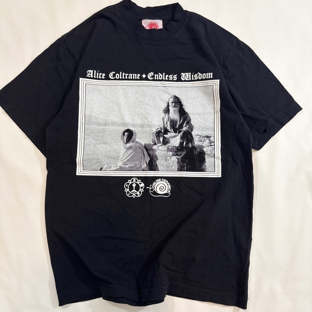 Online Ceramics Alice Coltrane T-Shirt Mens Small Black Excellent Endless Wisdom
